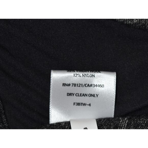 B2 Auth EILEEN FISHER Charcoal Wool/Cotton Blouse S Pleated Skirt XXS 2 Pc Set - Picture 8 of 8